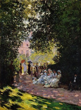 der Parc Monceau Claude Monet Ölgemälde